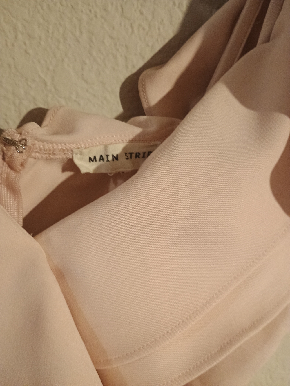 Main Strip Blush Pink Women's Dress